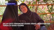 Penampakan Suar di Langit Gaza saat Israel Terus Melancarkan Serangan