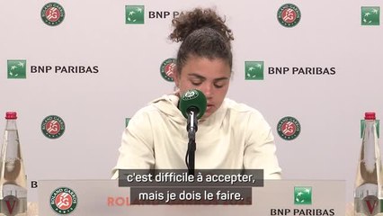 Roland-Garros - Paolini : “Une défaite difficile mais je dois l’accepter”