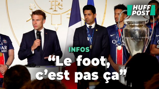 Emmanuel Macron condamne les violences après la victoire du PSG