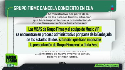 Sigue la cancelación de visas, ahora le tocó a Grupo Firme