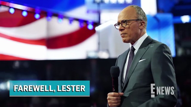 Lester Holt Signs Off From NBC Nightly News _ E! News