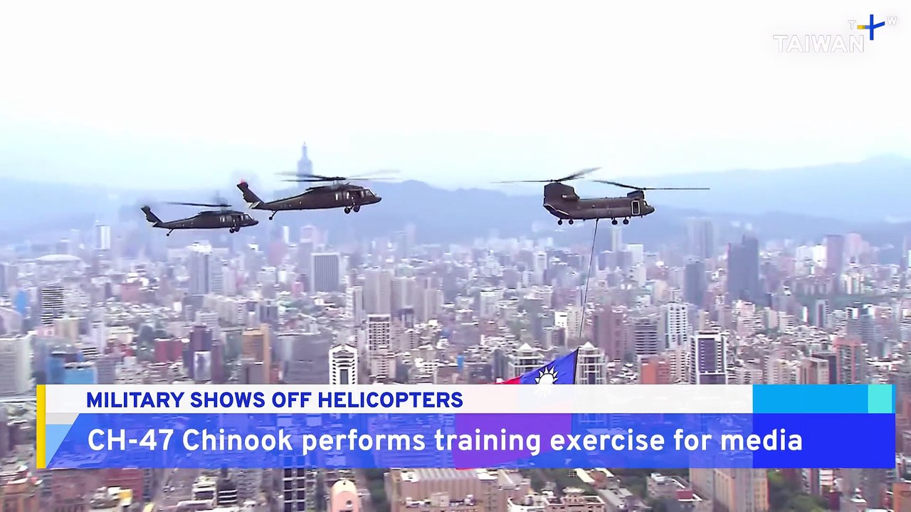 Military Shows Off Its CH-47 Chinook Helicopters for the Media