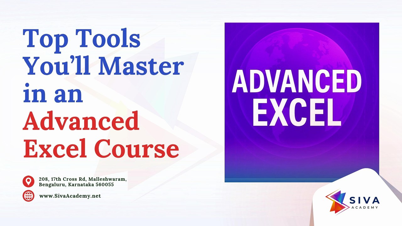 Top Tools You’ll Master in an Advanced Excel Course