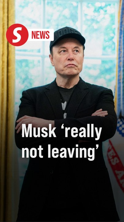 Trump says Musk is 'really not leaving' in Oval Office farewell