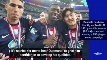 Dembele has become a real leader - Enrique