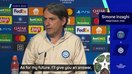 Inzaghi opens up on Inter future ahead of Champions League final
