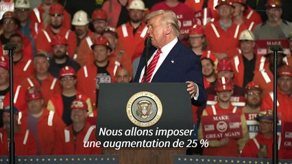 Trump annonce vouloir doubler la surtaxe sur l'acier importé, pour la passer à 50%