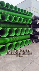 Double wall corrugated pipe
