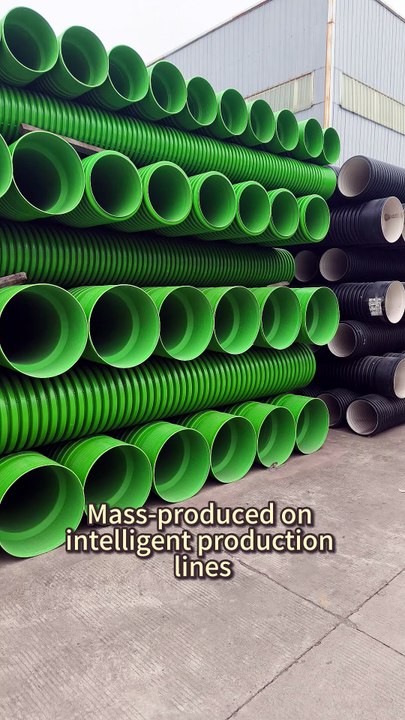 Double wall corrugated pipe