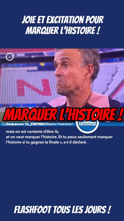 🚨 Marquer l’histoire ! Luis Enrique avec joie et excitation ! Inter vs PSG