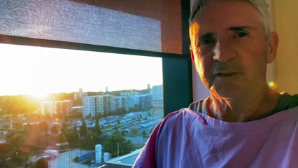 Cancer Update 15: Gary’s Day 2 Post-Prostatectomy – Standing Strong with a Sunrise View! |