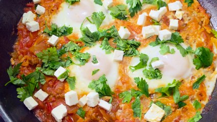 Julie's Shakshuka | One-Pan Mediterranean Breakfast Packed with Veggies