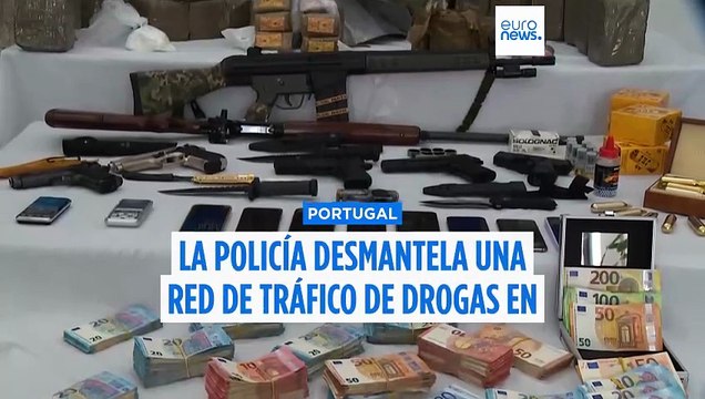 Portugal desmantela una gran red de narcotráfico en Évora: 13 detenidos y miles de dosis incautadas