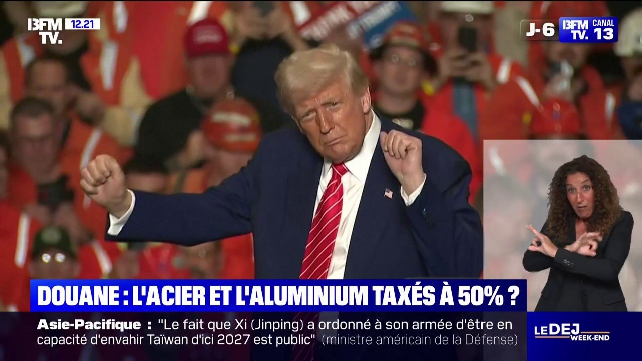 Droits de douane américains: Donald Trump veut taxer à 50% l'acier et l'aluminium importé aux États-Unis