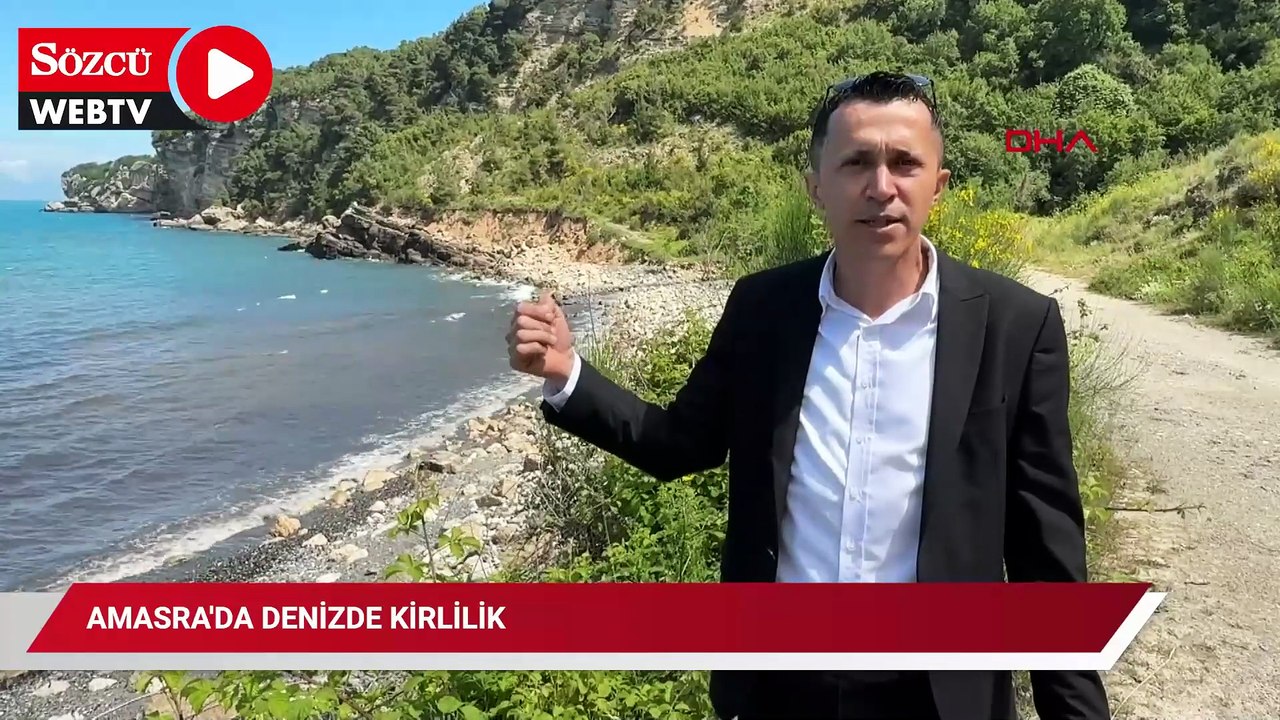 Amasra'da denizde kirlilik