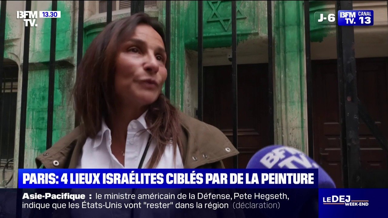 La réaction de cette riveraine après avoir découvert que quatre établissements ont été ciblés par des jets de peinture