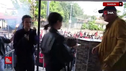 Samsun’da emekliye ayrılan 45 yıllık öğretmene veda