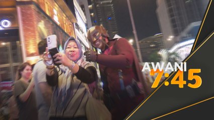 Keluang Man muncul tengah bandar, cetus keterujaan peminat