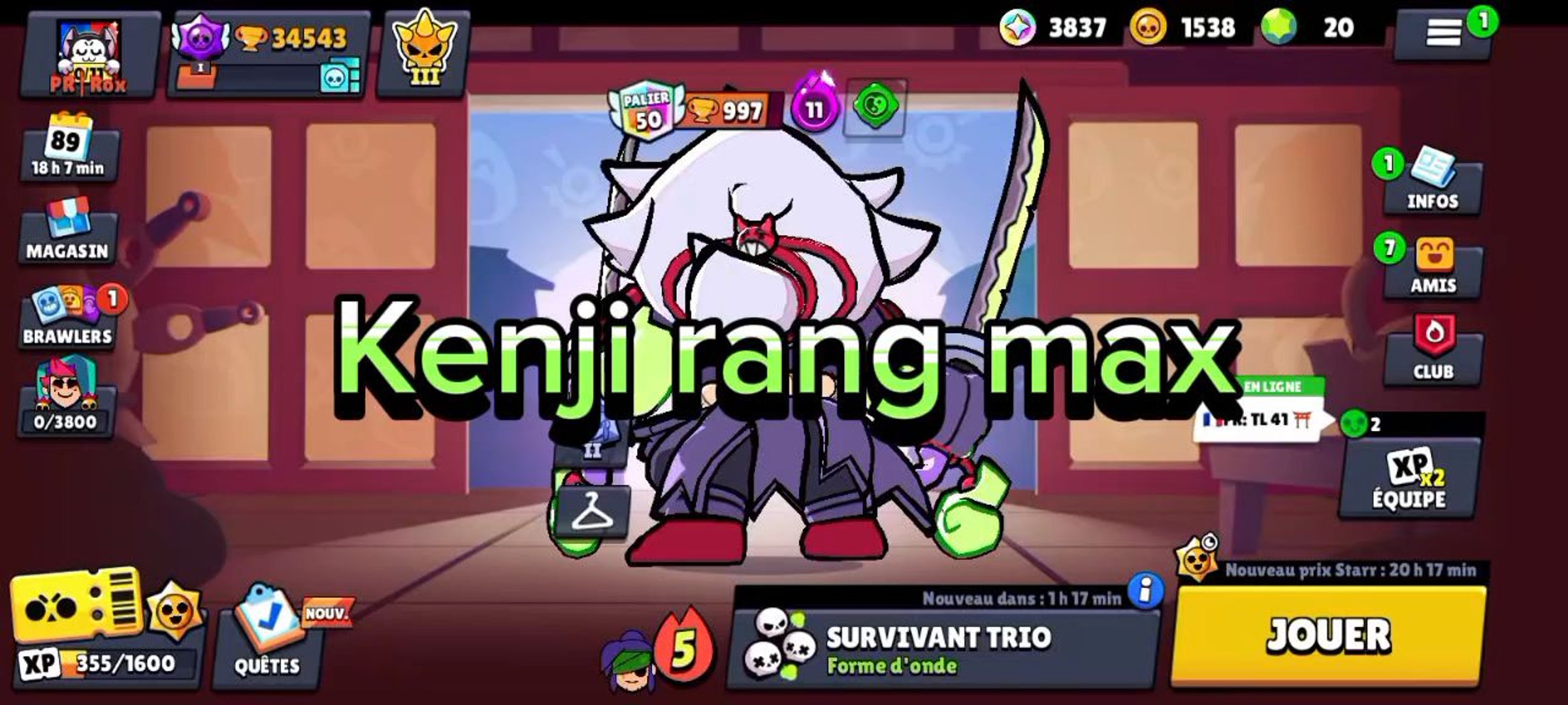 ⁣Kenji rang max discord :https://discord.gg/8kg4MMB5cD