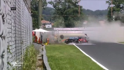 Super Trofeo 2025 Monza Race 1 Watzinger Big Crash
