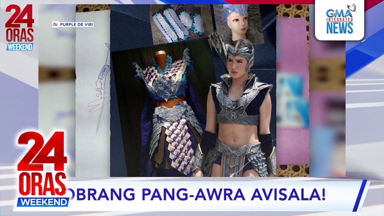 "Trashion" designer, lumikha ng Encantadia-inspired costumes na yari sa recyclable materials #shorts | 24 Oras Weekend