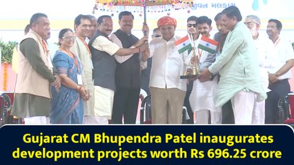 Gujarat CM Bhupendra Patel inaugurates development projects worth Rs 696.25 crore