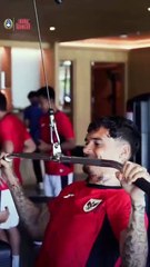 Skuad Timnas Indonesia Sibuk di Gym Jelang Hadapi China dan Jepang