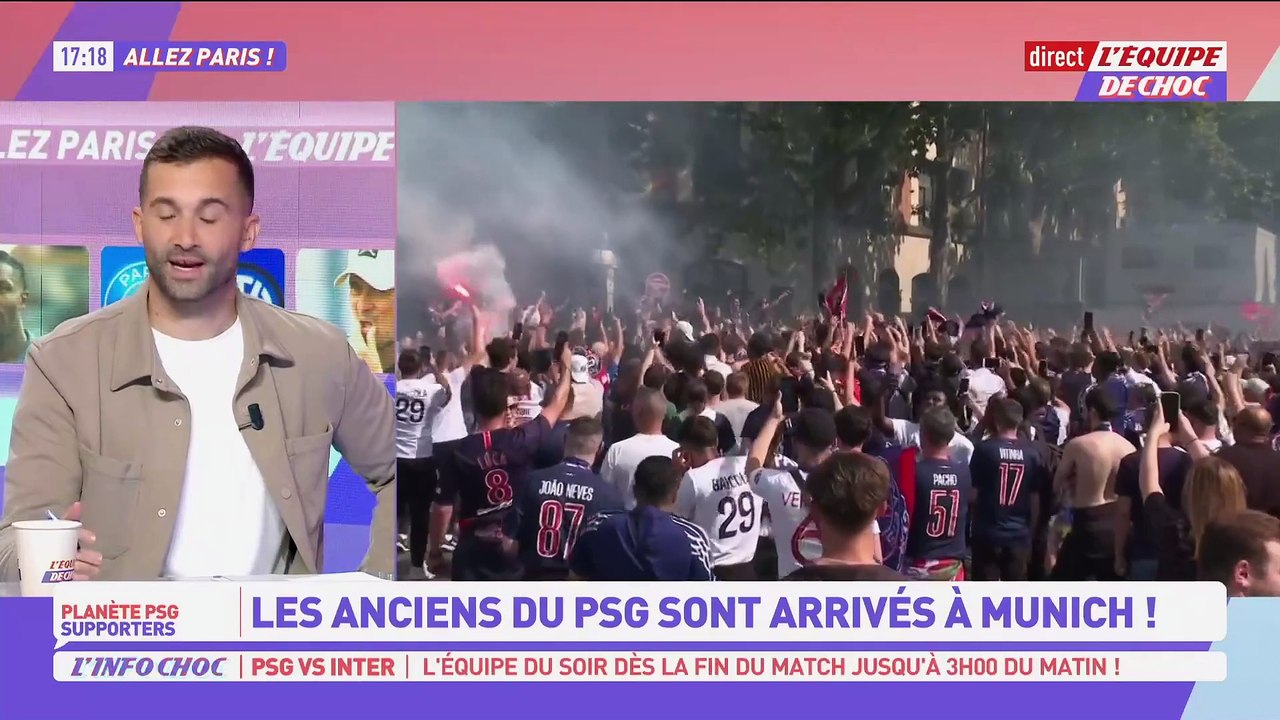 Bernard Mendy ambiance la fan-zone à Munich - Foot - Ligue des champions - PSG