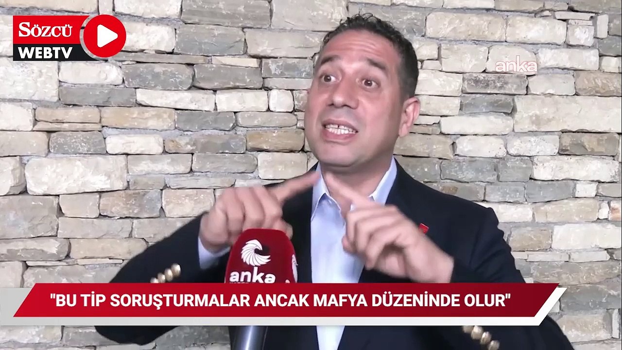 Ali Mahir Başarır: "Bu tip soruşturmalar ancak mafya düzeninde olur"