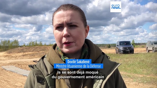 La Russie se moque des États-Unis, déclare la ministre lituanienne de la Défense à Euronews
