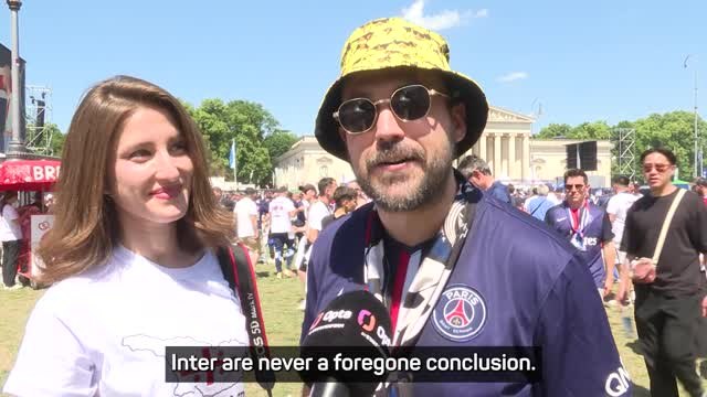 PSG fans 'confident' ahead of Champions League final