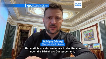 Selenskyj bezweifelt Aussichten auf Friedensgespräche