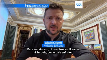 Zelenski acusa a Rusia de ocultar su memorándum antes de las conversaciones de paz