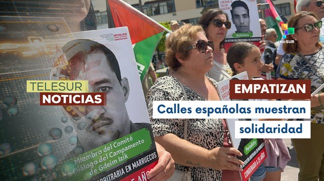 Activistas españoles se movilizan en apoyo a presos políticos de Saharauis