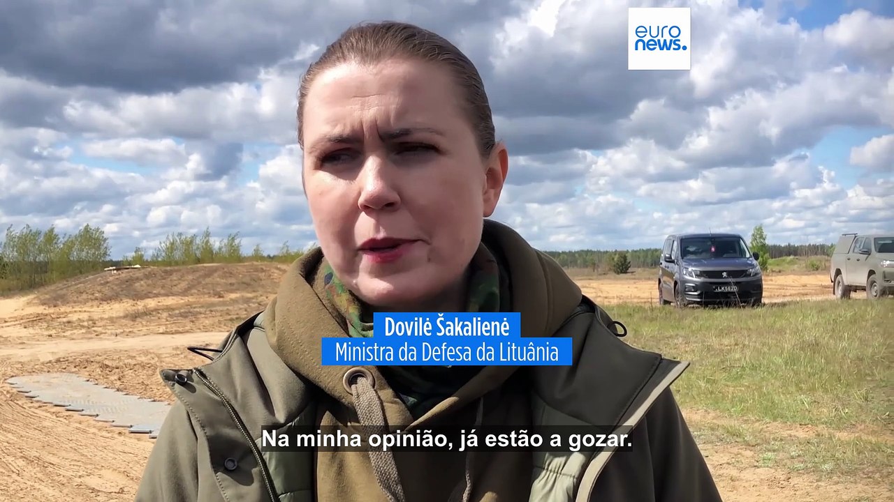 "A Rússia está a gozar com os EUA", diz ministra da Defesa lituana à Euronews