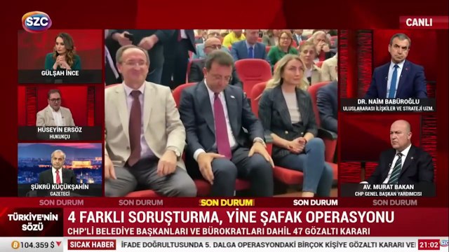 İBB 5. dalga gözaltıların detaylarını Av. Hüseyin Ersözcü SÖZCÜ TV'de açıkladı