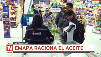 SCZ: EMAPA RACIONA VENTA DE ACEITE