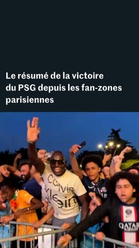 PSG : le résumé de leur victoire en Ligue des champions depuis les fan-zones parisiennes
