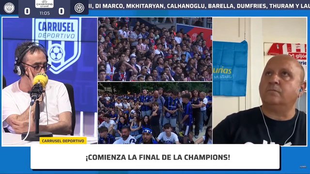 ¡Gol de Hakimi en la final de la Champions! PSG 1 - Inter 0
