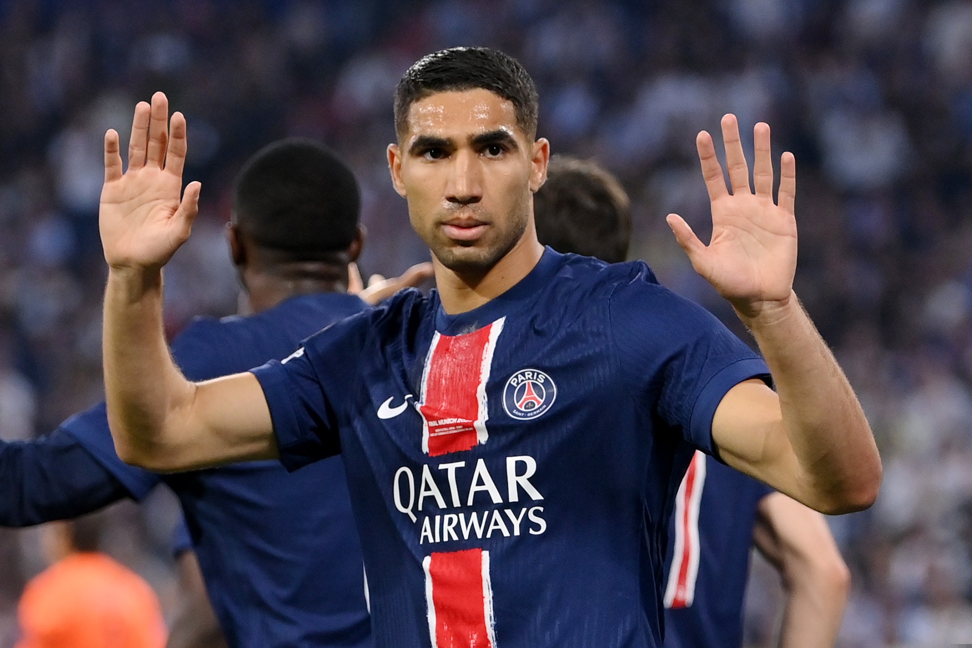 Reacción al primer gol de PSG