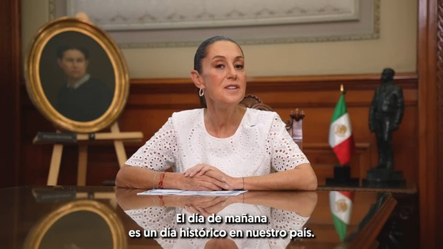 Mensaje de la presidenta Claudia Sheinbaum sobre histórica elección del Poder Judicial