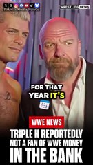 Triple H Is Reportedly NOT A FAN Of WWE Money In The Bank Concept