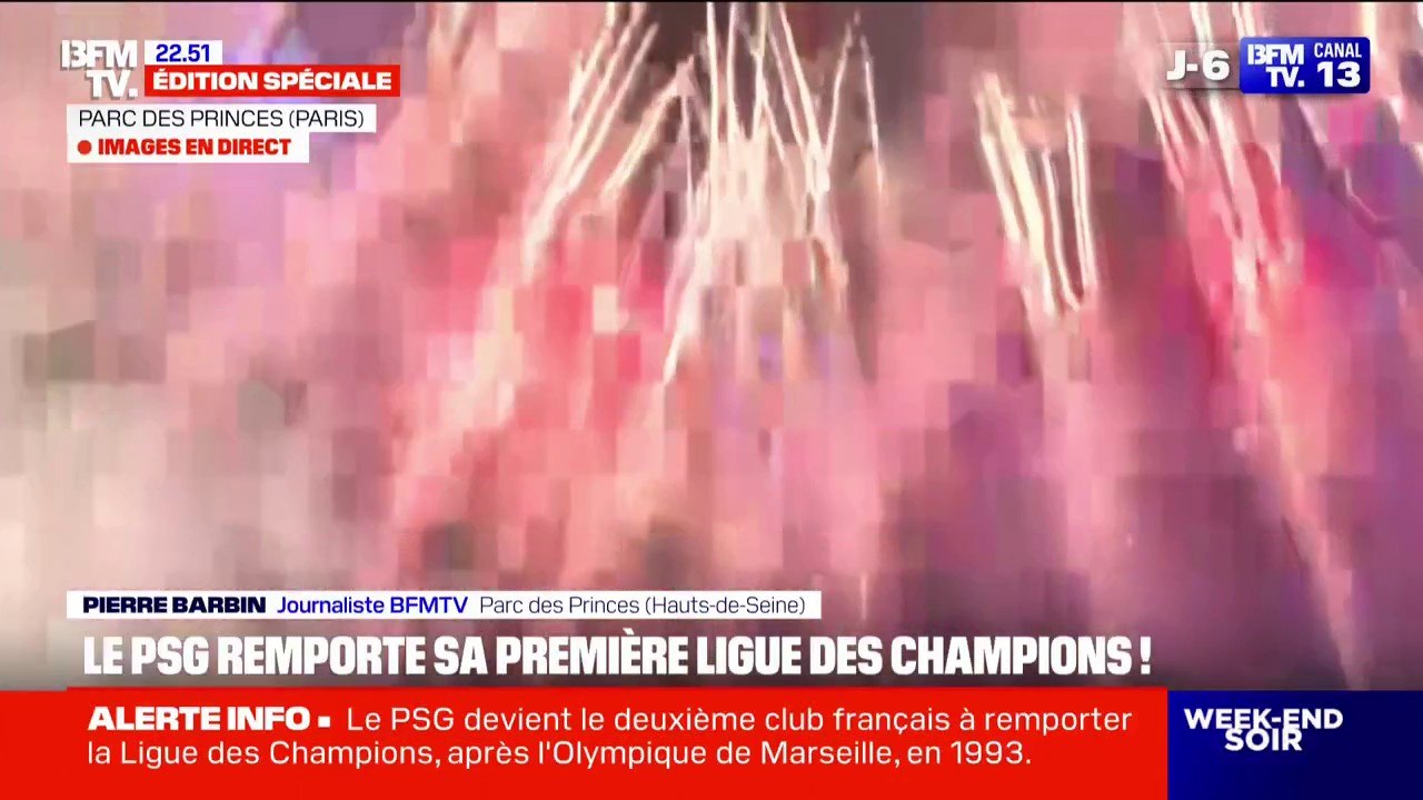 Le PSG remporte sa première Ligue des Champions 5-0 face à l'Inter Milan