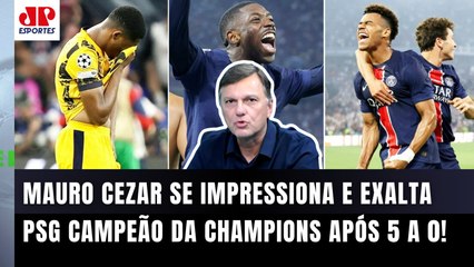 "FOI ASSUSTADOR! HUMILHANTE!!! O PSG ENGOLIU a Inter e..." Mauro Cezar EXALTA CAMPEÃO da Champions!