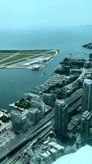 CN Tower View from top window
