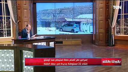 الديهي يكشف تفاصيل أضخم وأخطر خطة استيطان في عمق الضفة وهو ما حذر منه في السابق