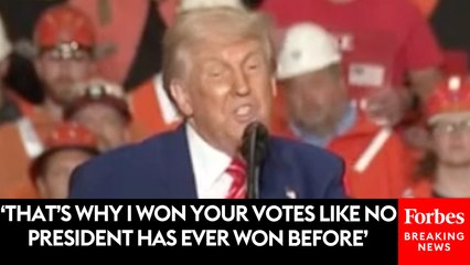 Trump Tells PA Rally: ‘I Fought For The American Steelworker Like No President Has' Fought Before