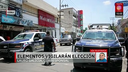Autoridades desplegarán un operativo de seguridad durante el proceso electoral en Edomex