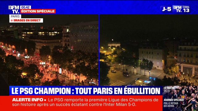 Victoire du PSG en Ligue des champions: 131 interpellations dans des débordements à Paris