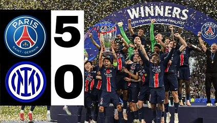 PSG vs Inter Milan 5-0 Résumé | Finale de la Ligue des champions 2025  PSG Champion